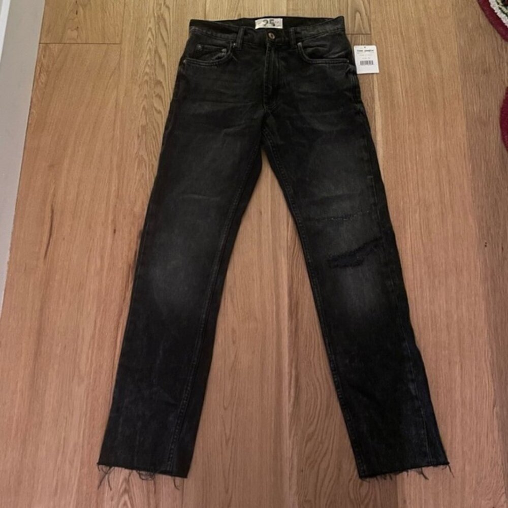 FREE PEOPLE Vixen black Cigarette  jeans - 25